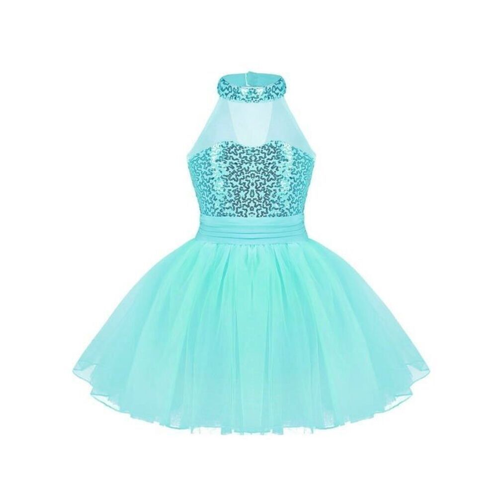 NEW iEFiEL Girls 10/12 (2XL) Dance Dress-up Tutu Costume